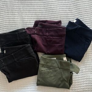 LOFT Women’s Skinny Ankle Dress Pants (5 Pairs)